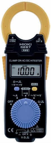 Multimetr cęgowy 3287 firmy HIOKI mierzy prądy stałe i przemienne do 10/100 A, średnica wewnętrzna cęgów 35 mm, oferuje Labimed Electronics