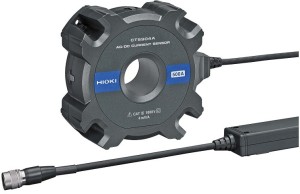 HIOKI CT6904A  - bardzo dokładny, cęgowy, przewlekany czujnik prądu AC/DC:  500 A, ±1000 A szczyt., pasmo DC-4 MHz, dokładność  ±0,025% w.w., ±0,08°, przekładnia 4 mV/A, otwór 32 mm, przewód 3 m z wtykiem  ME15W