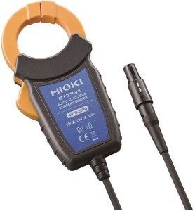HIOKI CT7731 - czujnik cęgowy prądów AC/DC z automatycznym zerowaniem, 100 A, 150 A maks.,  pasmo  DC-5 kHz, przekładnia 1 mV/A, złącze PL14, dedykowany do PQ3100 i CM7290