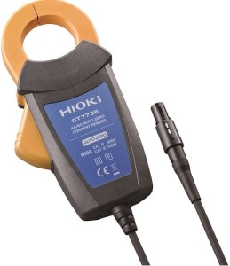 HIOKI CT7736 - czujnik cęgowy prądów AC/DC z automatycznym zerowaniem, 600 A, 900 A maks.,  pasmo  DC-5 kHz, przekładnia 1 mV/A, złącze PL14, dedykowany do PQ3100 i CM7290