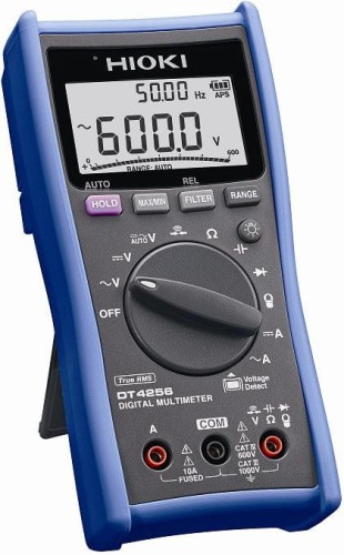 Przenośny, wielofunkcyjny, doskonale zabezpieczony multimetr cyfrowy z True RMS HIOKI DT4256.JPG