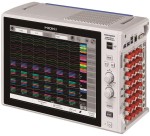 HIOKI MR6000-01 rejestrator oscyloskopowy: 32 kanały analogowe lub 128 logicznych, 8 modułów wejściowych,  próbkowanie 200 MSa/s, pasmo DC-30 MHz, obliczanie przebiegu w czasie rzeczywistym, obliczanie filtru cyfrowego 