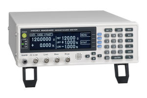 HIOKI RM3542C-1 - miliomomierz laboratoryjny, bardzo szybki (0,9 ms), 100 mΩ-100 MΩ,  rozdzielczość  0,1 µΩ, prąd pomiarowy 100 mA-100 nA DC , RS-232C
